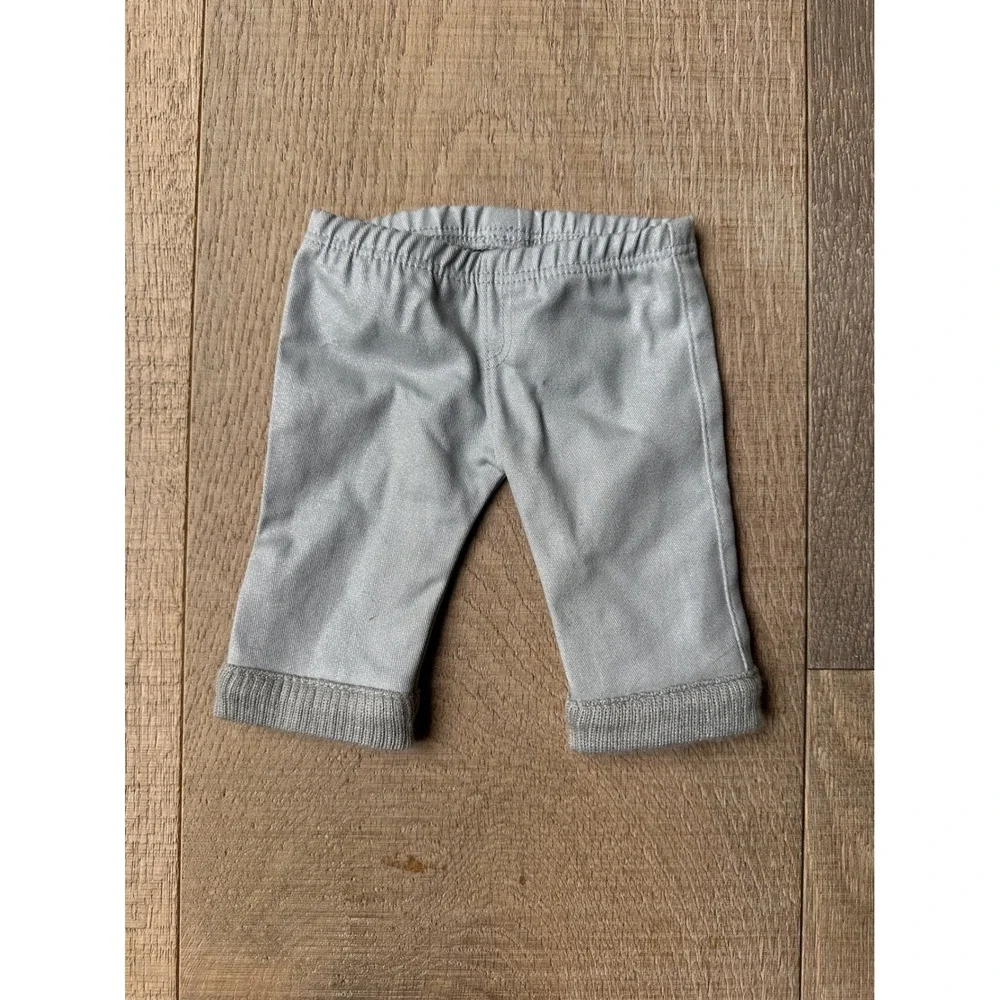 American Girl Isabelle Palmer Metallic Silver Capri Pants Doll Clothes 2014 GOTY